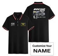 Thumbnail for Boeing 757 & Rolls Royce Engine (RB211) Designed Stylish Polo T-Shirts (Double-Side)
