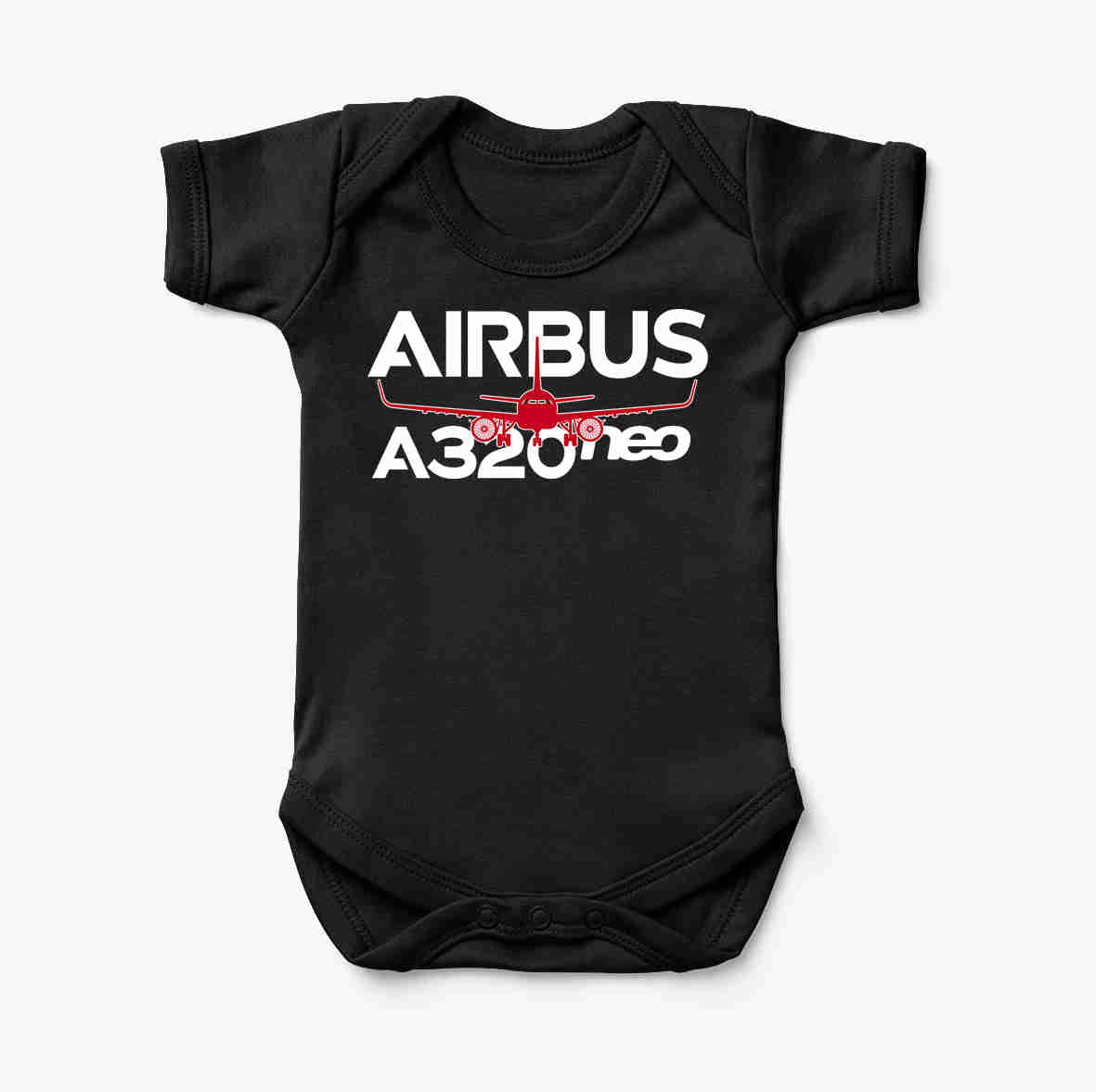 Amazing Airbus A320neo Designed Baby Bodysuits