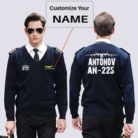 Thumbnail for Antonov AN-225 & Plane Designed Wool Pilot Sweaters