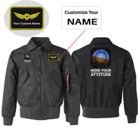 Thumbnail for Mind Your Attitude Designed Embroidered Patch Attachable Jackets