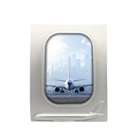 Thumbnail for Boeing 737 & City View Behind Designed Airplane Window Photo Frame