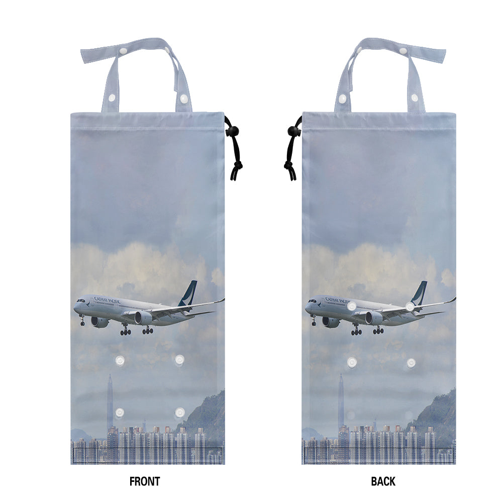 Cathay Pacific Airbus A350 Designed Car Folding Garbage Bags