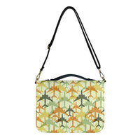 Thumbnail for Seamless Colourful Airplanes 2 Designed PU Accessories Bags Strap Style