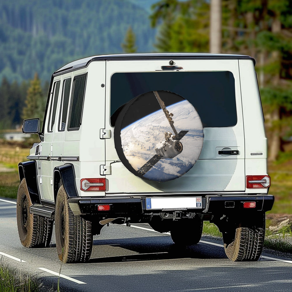 World View from Space Designed Tire Cover Cases