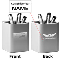 Thumbnail for Airbus A350XWB & Dots Designed Aluminium Alloy Pen Holders