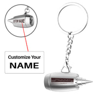 Thumbnail for DHL Aviation Airlines Jet Engine Turbine Key Chains