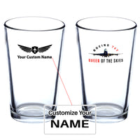 Thumbnail for Boeing 747 Queen of the Skies Designed Beer & Water Glasses