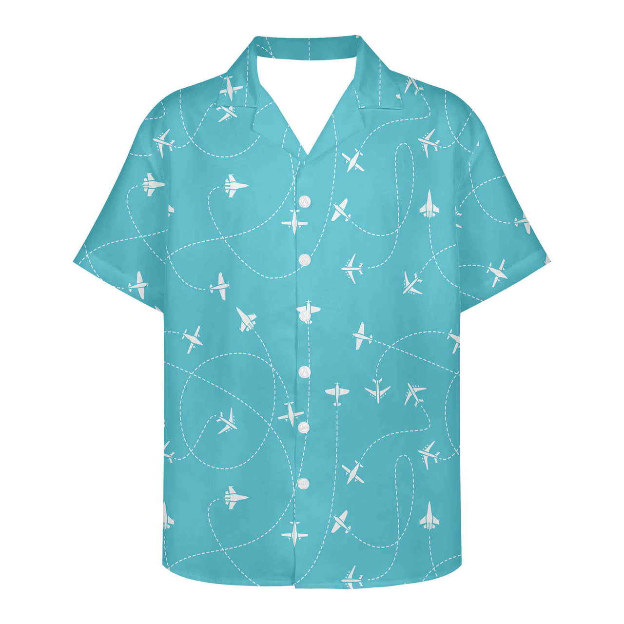 Travel The The World By Plane Designed 3D Hawaiian Shirts