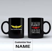 Thumbnail for Once You've Tasted Flight Designed Black Mugs