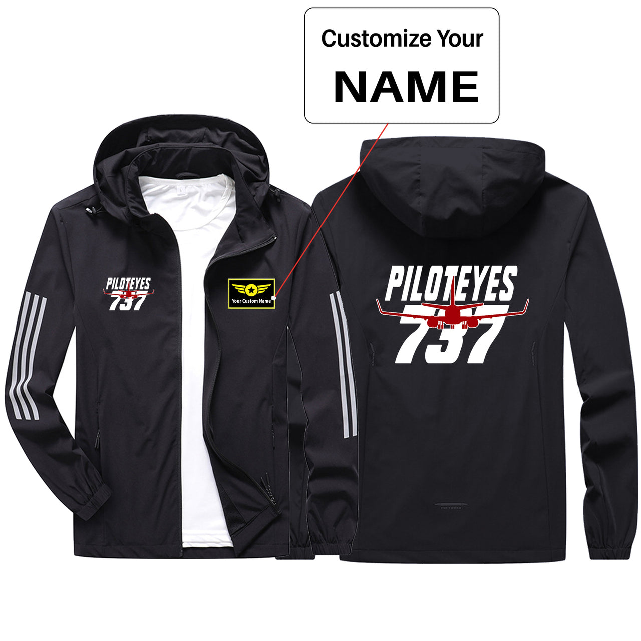 Amazing Piloteyes737 Sport & Running Jackets