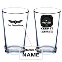 Thumbnail for Keep It Coordinated Designed Beer & Water Glasses