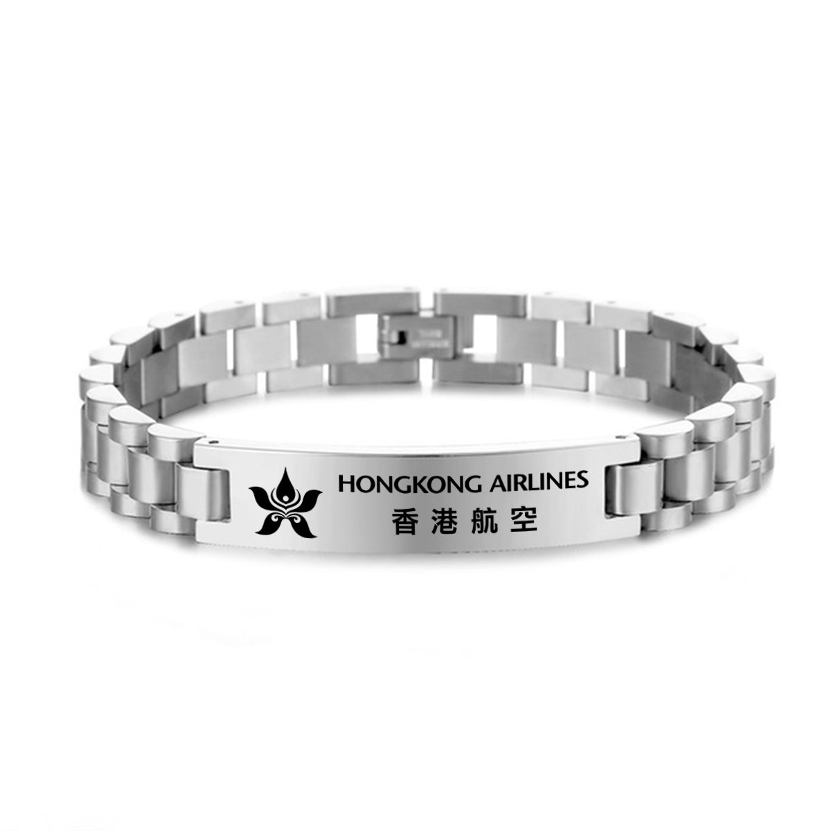 Hong Kong Airlines Designed Stainless Steel Chain Bracelets