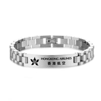 Thumbnail for Hong Kong Airlines Designed Stainless Steel Chain Bracelets