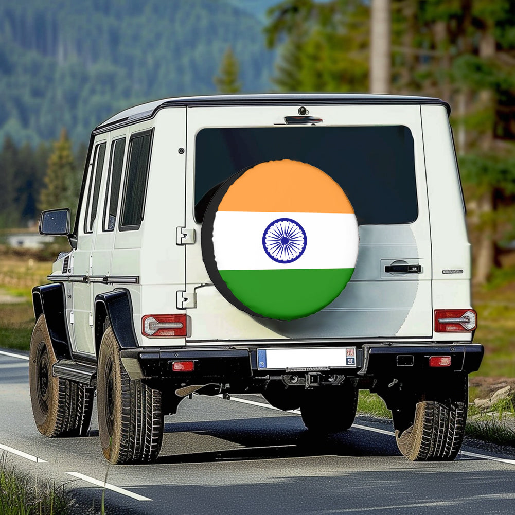 India Flag Designed Tire Cover Cases