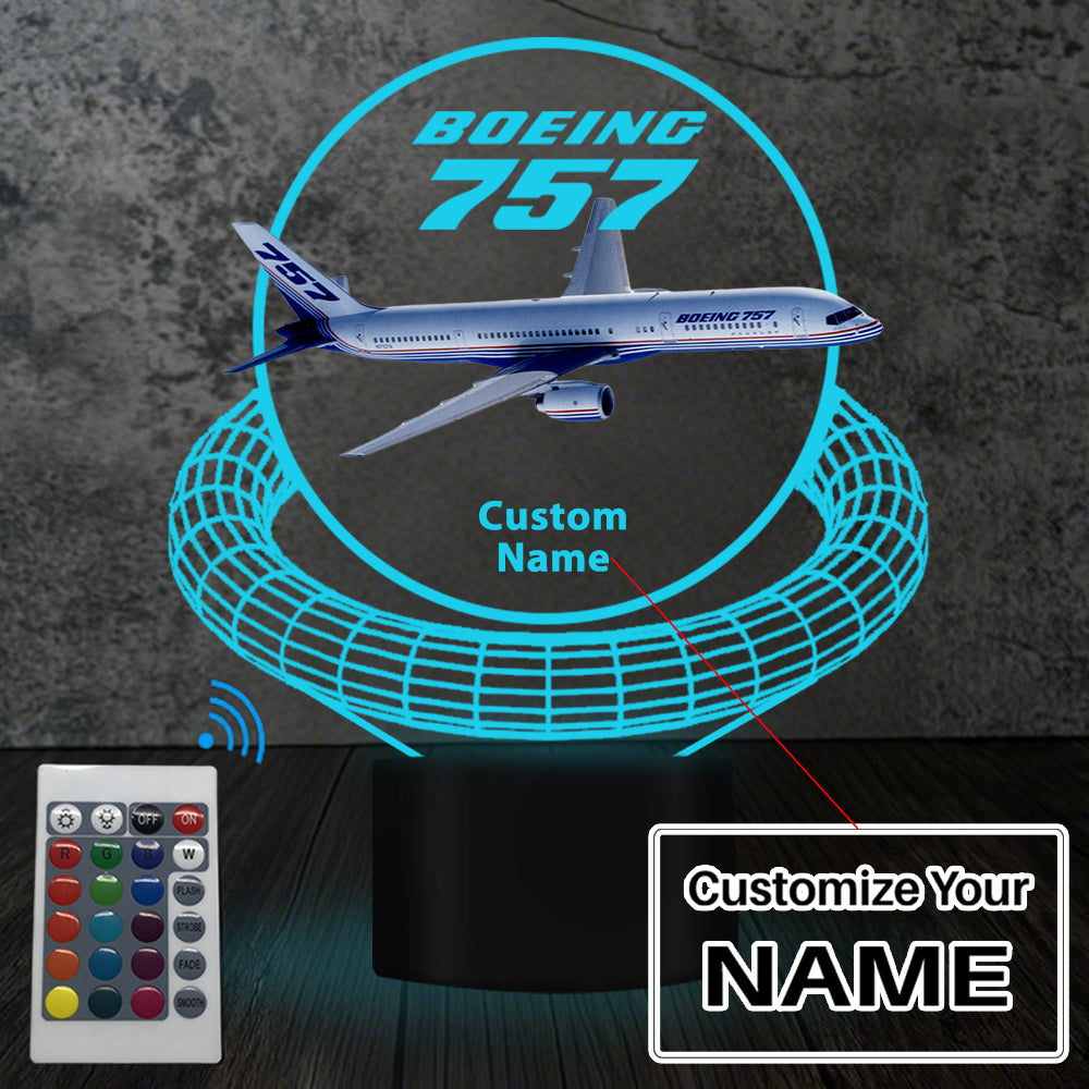 Boeing 757 Designed 3D Lamp