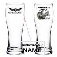 Thumbnail for Boeing 787 & GENX Engine Designed Pilsner Beer Glasses