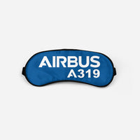 Thumbnail for Airbus A319 & Text Designed Sleep Masks