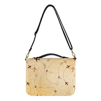 Thumbnail for Vintage Travelling with Aircraft Designed PU Accessories Bags Strap Style