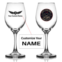 Thumbnail for Fighting Falcon Jet 16 - Death From Above Designed Wine Glasses