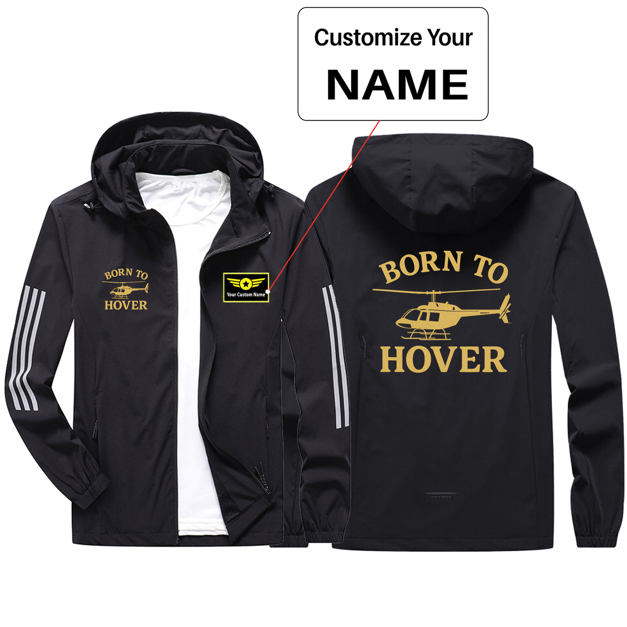 Born To Hover Design Sport & Running Jackets