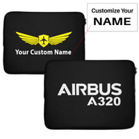 Thumbnail for Airbus A320 & Text Designed Laptop & Tablet Cases