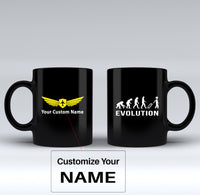 Thumbnail for Pilot Evolution Designed Black Mugs