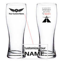 Thumbnail for Every Opportunity Designed Pilsner Beer Glasses