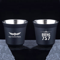 Thumbnail for Boeing 757 & Plane Designed Double Wall Stainless Steel Coffee Mugs