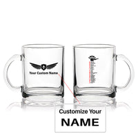 Thumbnail for Aviation Alphabet Designed Coffee & Tea Glasses