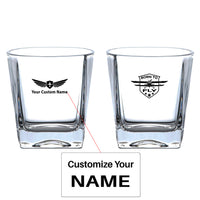 Thumbnail for Born To Fly Designed Designed Whiskey Glass