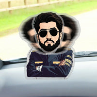 Thumbnail for Pilot Confidence Custom Automatic Shaking Head Decorations Personalized Acrylic