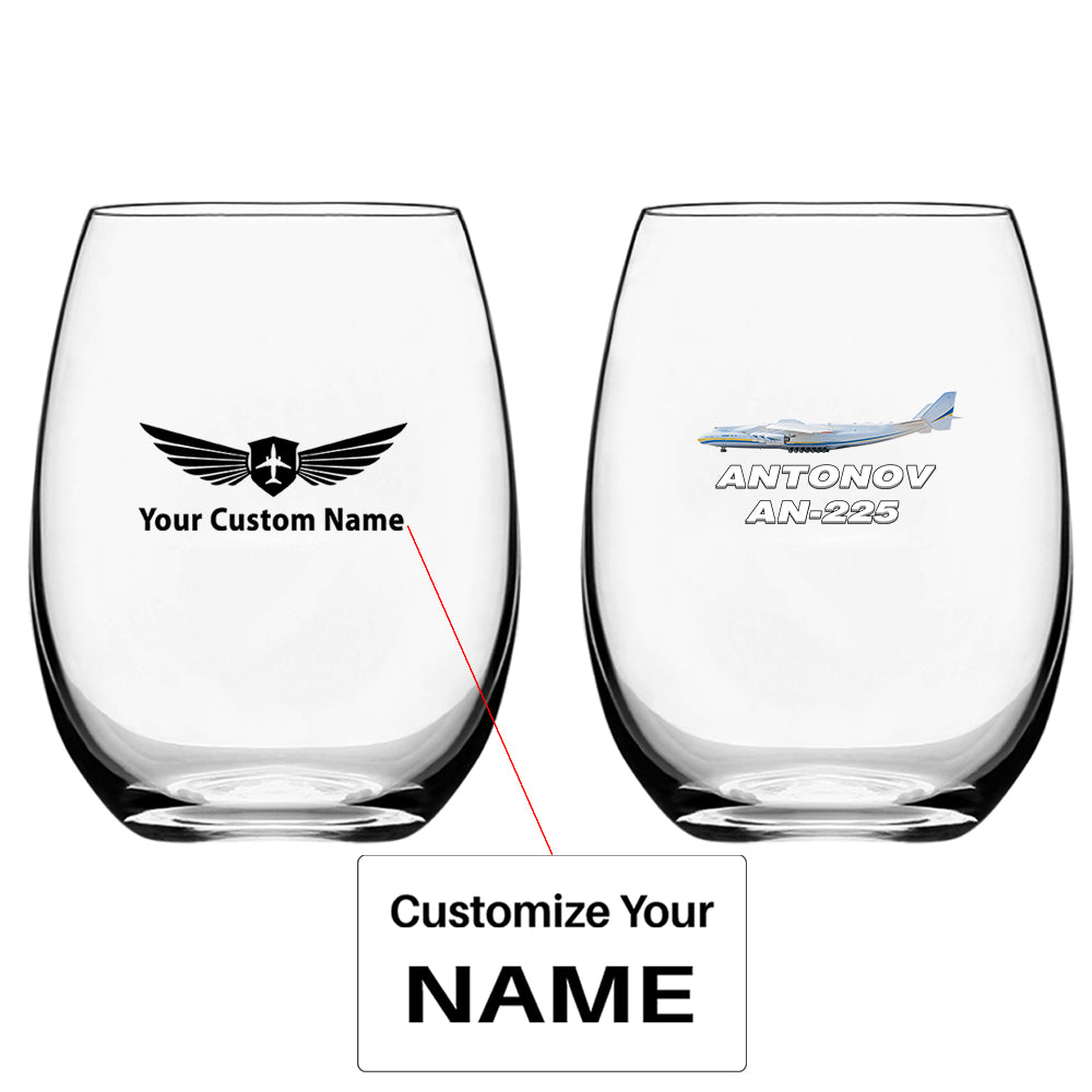 The Antonov AN-225 Designed Water & Drink Glasses
