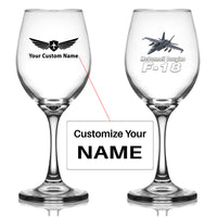 Thumbnail for The McDonnell Douglas F18 Designed Wine Glasses