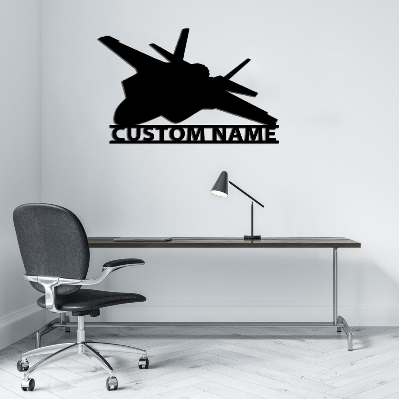 The Lockheed Martin F35 Designed Wall Metal Signs
