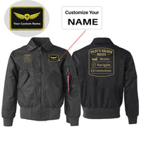 Thumbnail for Pilot's Golden Rules Designed Embroidered Patch Attachable Jackets