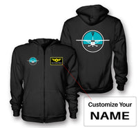 Thumbnail for Cessna & Gyro Designed Zipped Hoodies