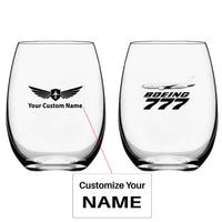 Thumbnail for The Boeing 777 Designed Water & Drink Glasses