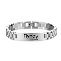 Thumbnail for Flynas Airlines Designed Stainless Steel Chain Bracelets