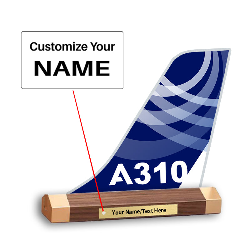 Airbus A310 Designed Tail Logo Desk Models
