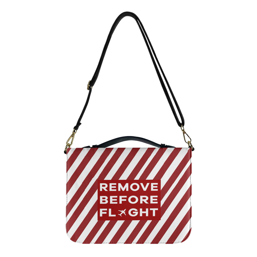 Special Edition Remove Before Flight 2 Designed PU Accessories Bags Strap Style