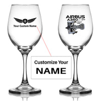 Thumbnail for Airbus A350 & Trent Wxb Engine Designed Wine Glasses