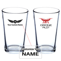 Thumbnail for Drone Pilot Designed Beer & Water Glasses