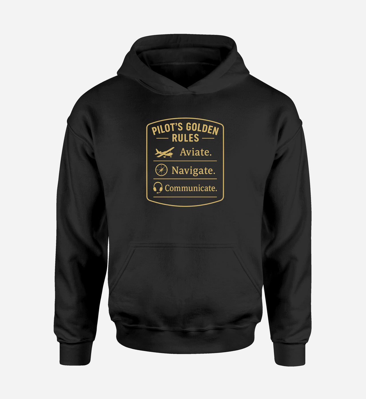 Pilot's Golden Rules Designed Hoodies