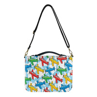 Thumbnail for Funny Airplanes Designed PU Accessories Bags Strap Style