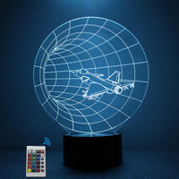 Thumbnail for 3D Cruising Jet Airplane Designed Night Lamp