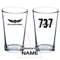 Thumbnail for Boeing 737 Designed Designed Beer & Water Glasses
