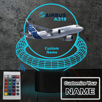 Thumbnail for Airbus A319 Designed 3D Lamp