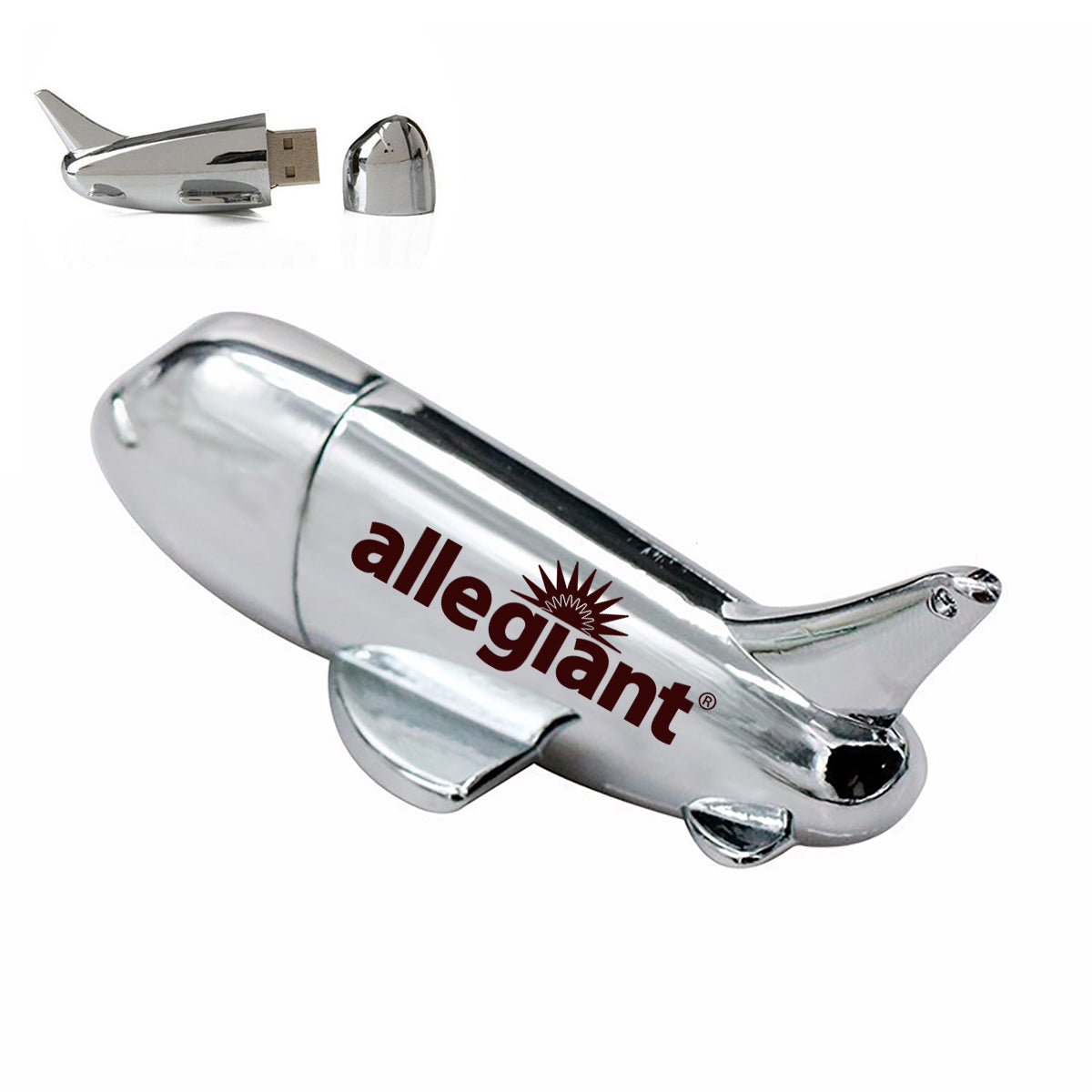 Allegiant Air Airlines Designed Airplane Shape USB Drives