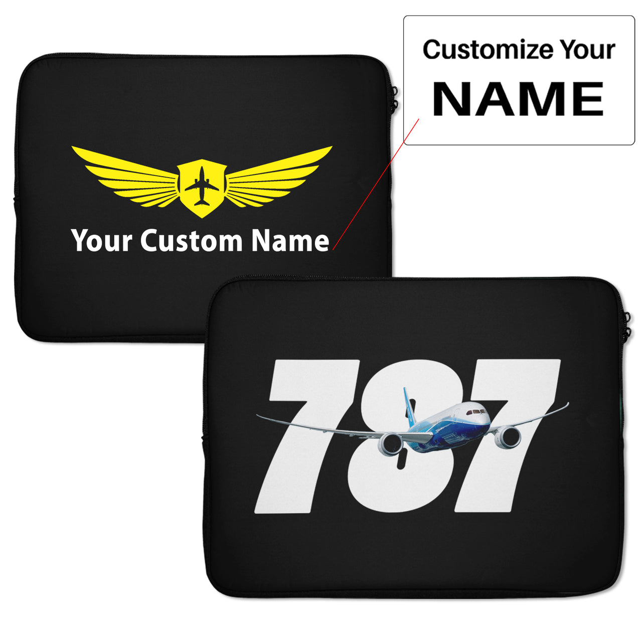 Super Boeing 787 Designed Laptop & Tablet Cases