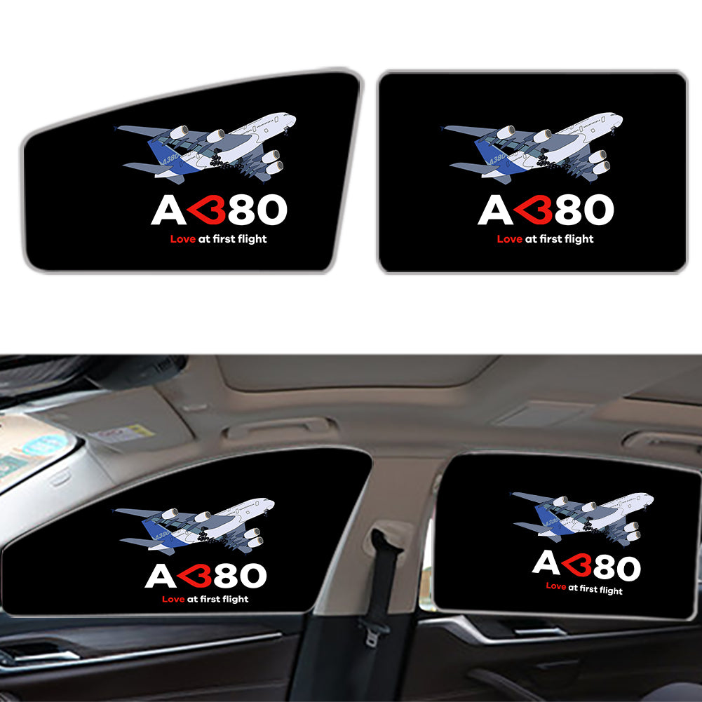 Airbus A380 Love at first flight Designed Car Sun Shade (Side window)
